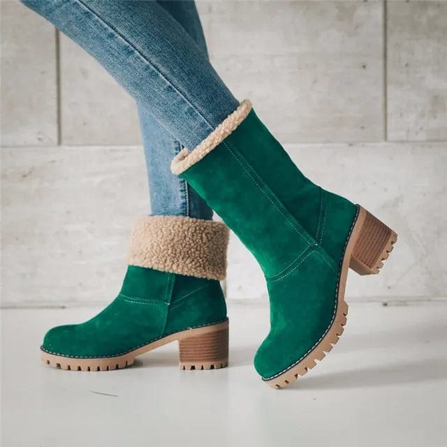 Zoe | Mid-Calf Wool Boots