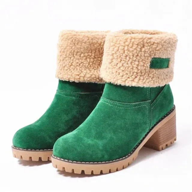 Zoe | Mid-Calf Wool Boots