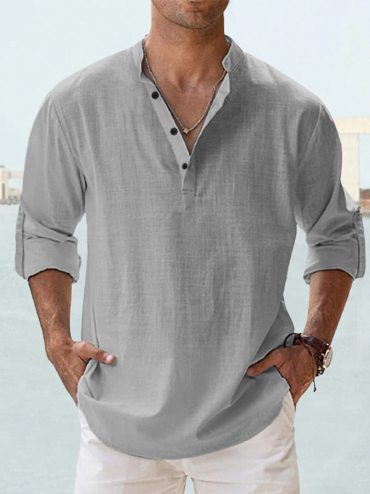 Matthew | Breathable Linen Shirt