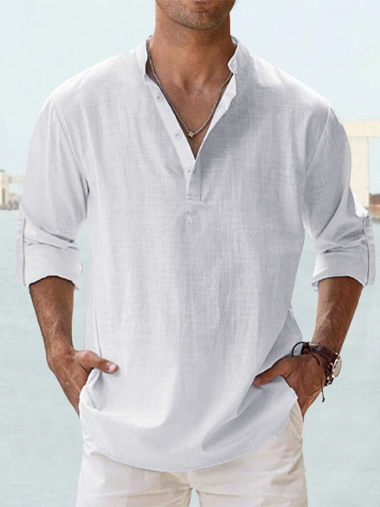 Matthew | Breathable Linen Shirt