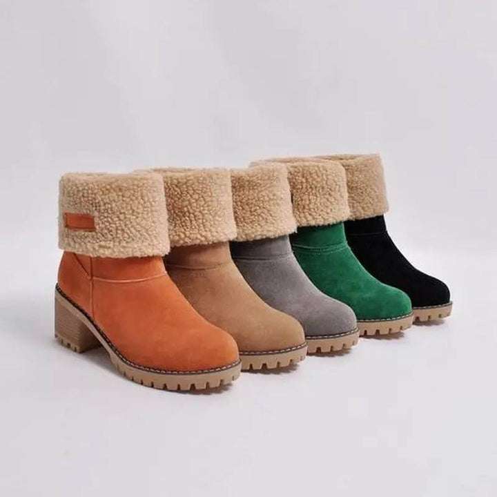 Zoe | Mid-Calf Wool Boots